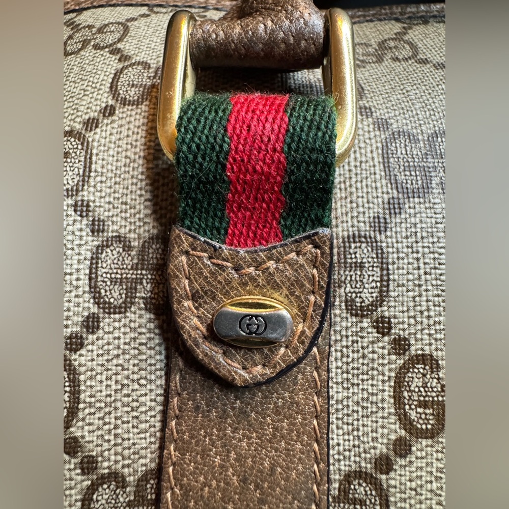 Gucci Vintage GG Supreme Sherry Line Tote Bag with COA - Picture 6 of 16